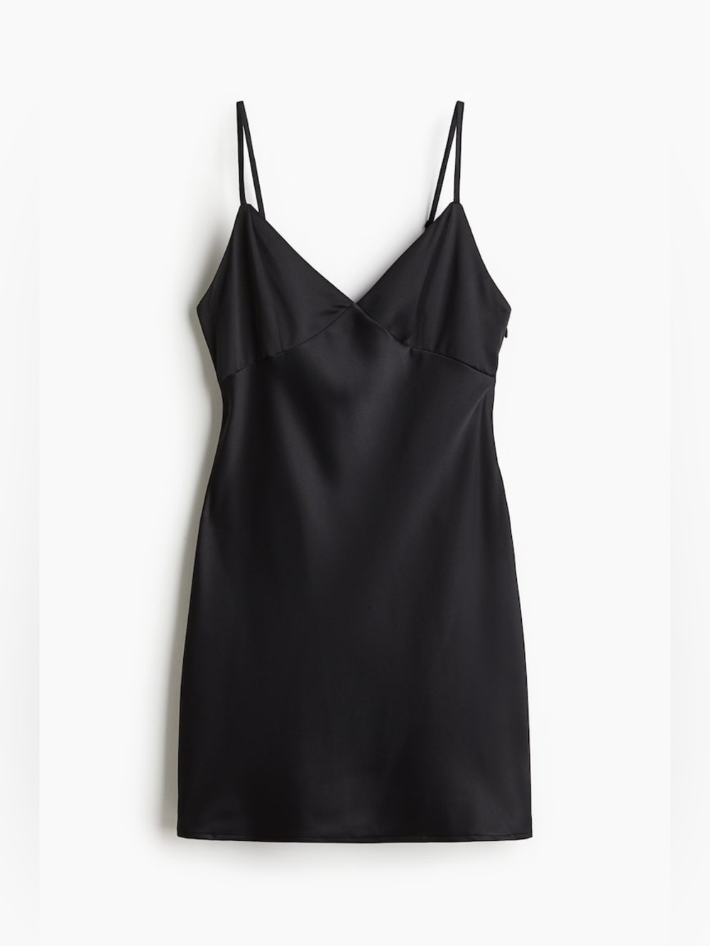 Black Satin Dress